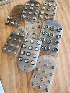 Starett S167B Radius Gauge Set and S167A Radius Gauge Set with Tansfer Screws