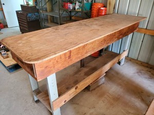 Large Shop Workbench with Drawers