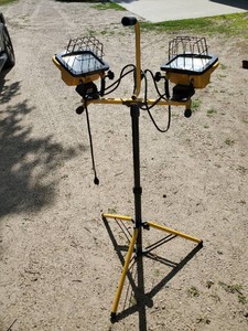 The Smart Electrician Twin Head Tri Pod Work Light
