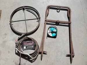 Drain and Trap Auger Double Harpoon Hay Fork Sewer Rod Snake