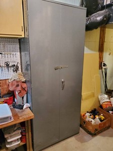 Large 7 Tall Locking Metal Cabinet