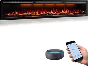 $1200 95 WiFi Electric Fireplace Heater