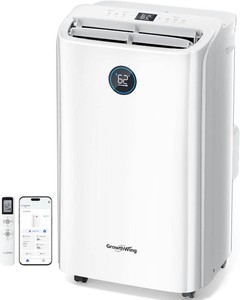 $420 12,000 BTU Smart Portable AC, White