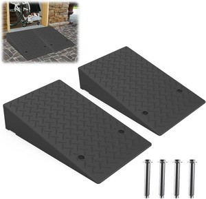 $117 5.12 Rise Rubber Door Ramp 19W 30D 2PCS