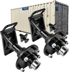 $218 (2-Pack) 9000 lbs Shipping Wheels 5-Lug