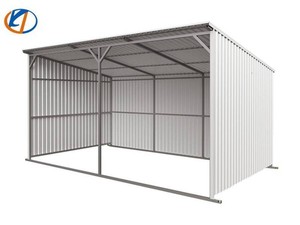 20FT x 12FT Heavy-Duty Multi-Use Metal Shelter & Storage Shed with Galvanized Steel Frame and Sloped Roof