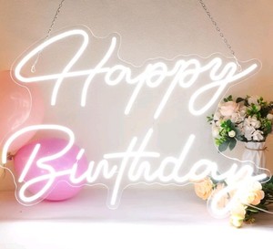 Happy Birthday 30 x 21 Neon Sign $49.99 Retail - Brand New