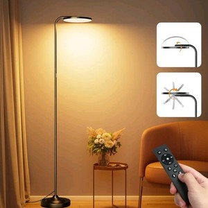 36W LED Dimmable Floor Lamp with Remote $59.98 Retail - Brand New