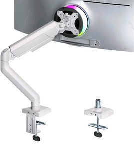 ARES WING 17-40 Heavy Duty Monitor Arm White $79.99 Retail - Brand New
