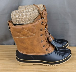 Itasca Mallory Womens Size 6 Tan Winter Boots $79.99 Retail - Brand New G