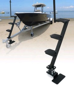 Boat Trailer 4-Step Tongue Steps with Handle $199.99 Retail - Brand New