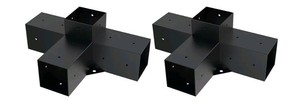 4x4 Pergola Brackets 4-Way Corner Kit 2pk $75.99 Retail - Brand New