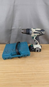 Masterforce 20V Cordless Drill with 1.5Ah Battery and Assorted Drill and Drive Bit Set in Plastic Case G