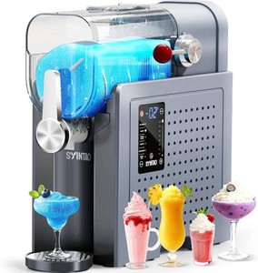 $160 2-in-1 Slushie & Soft Serve Ice Cream Machine for Home, No Ice Needed  Led Display, 6 Presets For Slushies, Frozen Cocktails And Soft Serve, 61 Fl Oz Max Fill, Auto Clean And Delay Timer