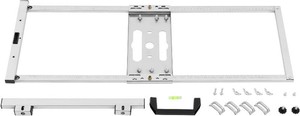 4 Cut Circular Saw Guide, Circular Saw Trimmer Machine, Edge Guide Positioning Cutting Board Tool For Wood, Plasterboard, Tile, Etc(Silver)