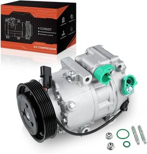 $150 AC Compressor with Clutch Fits for Hyundai Santa Fe Sport L4 2.0L 2.4L 2013-2018 Kia Sorento L4 2.4L 2012-2014 Air Conditioning Compressor for 977011U500 977011U500RU