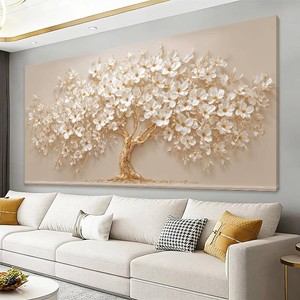 Tsomzxng Modern Wall Art Nature Tree Of Life Wall Art Prints Minimalist Elegance Canvas Art Wall Decor For Living Room Botanical Prints Pictures For Bedroom Office Aesthetic Home Wall Decor 20 X 40