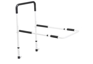 DMI Bed Rail with Adjustable Handle Height and Tool Free Assembly, Eldery Assistance Product, Bed Assist Rail