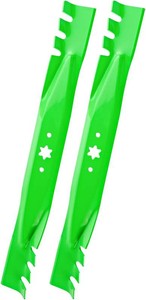 942-0616 Blades Fit for 42 inch Cub Cadet LT1042 RZT42 MTD Craftsman T1000 T3000 LT1500 LT1800 Troy Bilt Pony Bronco Toro LX420 Series Mower Deck Replace 742-0616 942-0616 742-04126, 2 Pack