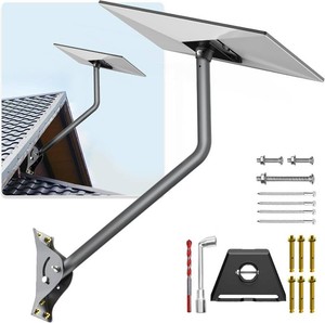 Gen 3 Mount for Starlink, 25 Inch Wall Roof Mount Compatible with Starlink Standard 44XV3, Adjustable Mounting Kit  Include Aluminium Pipe Adapter