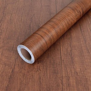 Wood Grain Contact Paper Peel and Stick Wallpaper for Cabinets Furniture  17.7x118 Brown Self-Adhesive Removable Vinyl Film Decor for Countertops Drawers Shelf Liner Home Furniture Renovation