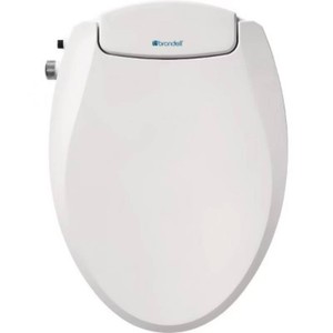 $115 Brondell EcoSeat Elongated White Bidet Seat with Adjustable Pressure S101-EW