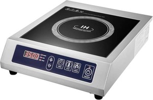 $169 Commercial Induction Cooktop,Portable Electric Countertop Burner(3500W 240V) with Stainless Steel Housing, Durable Commercial Induction Hot Plate for Hotel Restaurant School