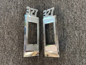 Pair of 1960-1969 Chevy 327 Fender Emblems