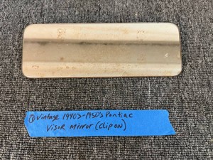 Vintage 1940-1950 Pontiac Visor Mirror(Clip on)
