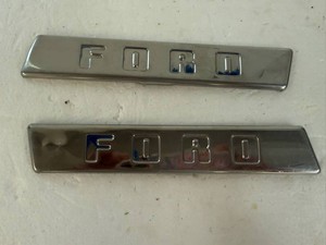 2 Vintage Late 1940s-1950s Ford Truck HoodFender Trim