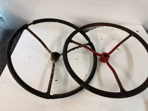 2 Tractor Steering Wheels