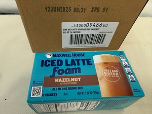 6x Maxwell House Iced Latte wFoam