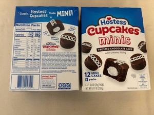 4x Hostess Mini Cupcakes