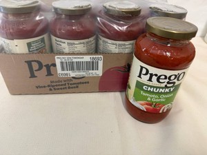 12x Prego Chunky Tomato, Onion & Garlic