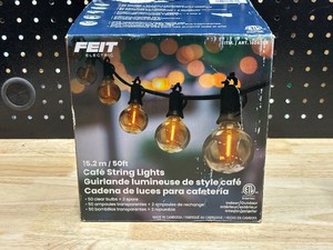 Feit 50 Foot Cafe String Lights