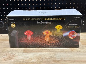 Glass Mushroom Landscape Lights