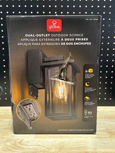 Dual Outlet Outdoor Sconce