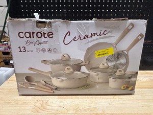 Carote 13 Piece Ceramic Pot and Pan Set