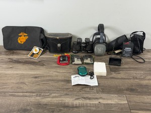 Tasco 8x30mm Binoculars - Marine Bag - Vintage Hand Warmers - Trail Timer - Electronic Hand Warmer - Thunder 29 Ear Muffs and Mord