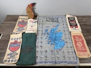 Spanish Bota Bag - Lead Shot Bags - Clans of Scotland Tea Towel and More