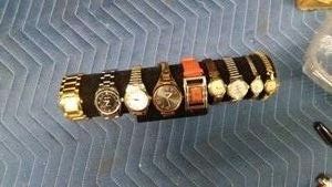 9 Watches (Fossil, Acqa Indiglo, Wittnauer, ARlaunch and Quartz