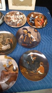Many Norman Rockwell items