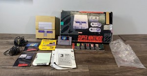 Super Nintendo with Box and Accessories - see description for more info
