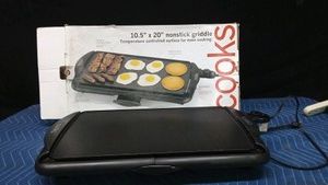 Temperature controlled nonstick electric griddle-Works