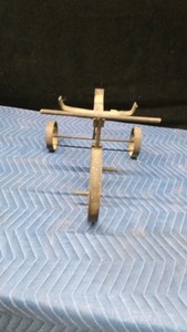 Metal bicycle plant holder