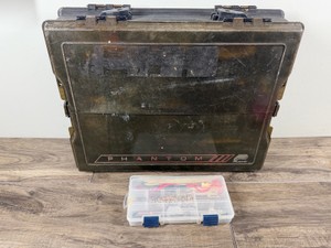 Double Sided Plano Tackle Box with Tackle & Small Plano Tackle Box with Tackle
