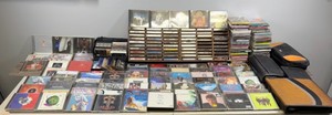 Large Lot of Music CDs and Cassette Tapes - Doors - Beatles - Gun N Roses - Pink - Kanye West - Black Crows - Fleetwood Mac - Pink Floyd and More
