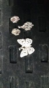 925 jewelery set and a 925 butterfly pendent