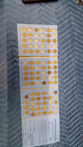 partial book of wheat pennies