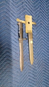 vintage Spanish m1964 CETME model c bayonet with scabbard